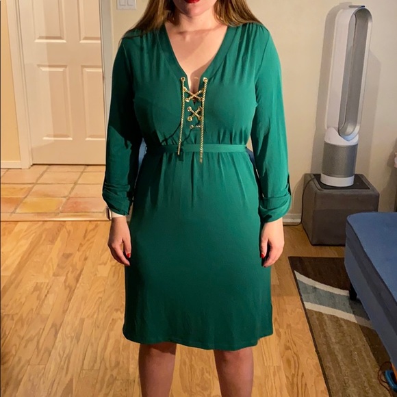 MICHAEL Michael Kors evening dress in Green - Picture 2 of 11